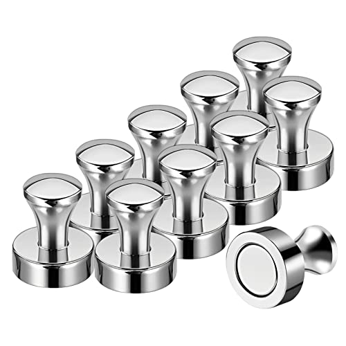 Magnetos WUKONG 20X25mm (10 Unidades - Branco) Wukong - Ímãs de geladeira - magnetos, wukong, 20x25mm, branco