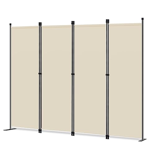 Biombo ANGEL LIVING Bege (224 x 165 cm) Angel Living - Conjuntos de móveis - jardim, varanda, casa, poliéster