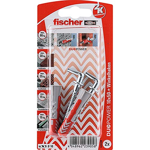 Conjunto de Parafusos e Porcas FISCHER 67001 (5 cm) Fischer - Fios e cabos elétricos - 5 cm, nylon, preto