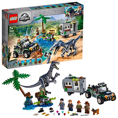 LEGO Jurassic World: Confronto de Baryonyx - A Caça do Tesouro LEGO - Blocos de encaixe - lego, jurassic world, baryonyx, caça do tesouro, claire, owen