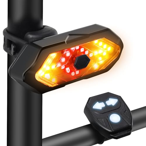 Luz Traseira com Controle Remoto e Bateria Usb EBUYFIRE - Luzes de segurança e refletores esportivos - controle remoto, bateria USB