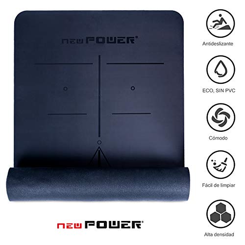 Tapete de Yoga NEWPOWER NP11442 (183 x 61 x 0.6 cm) Newpower - Tapetes de yoga e pilates - yoga, 183x61cm, 0.6cm