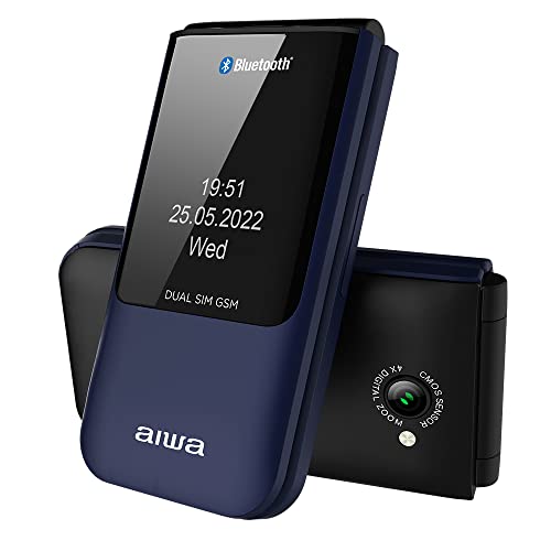 Telemóvel Sénior AIWA FP-24BL (2.4'' - 3G - Azul) Aiwa - Telemóveis - 2.4, 3g, Android 10,0, lcd, azul