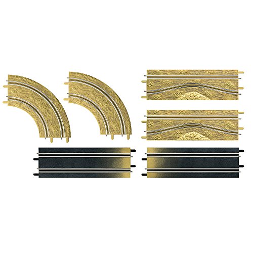 Conjunto de acessórios para pistas de carros CARRERA 61643 Carrera - Acessórios de carro de corrida de brinquedo e pista - plástico, preto, castanho, 4 anos