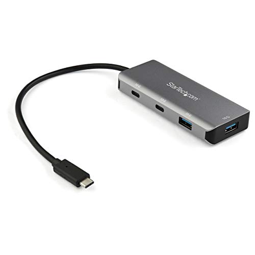 Hub de Interface StarTech.com HB31C2A2CB USB 3.1 (3.1 Gen 2) Type-C 10000Mbit/s Preto, Cinzento STARTECH - Concentradores usb e firewire - hub de interface, USB 3.1, type-c, 10000mbit/s, preto, cinzento