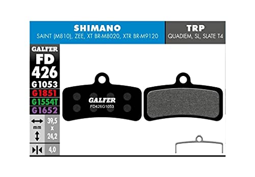 Pastilha de Travão GALFER Standard Bmx 1 Pcs Galfer - Sistema de freios de veículos motorizados - pastilha, travão, bmx