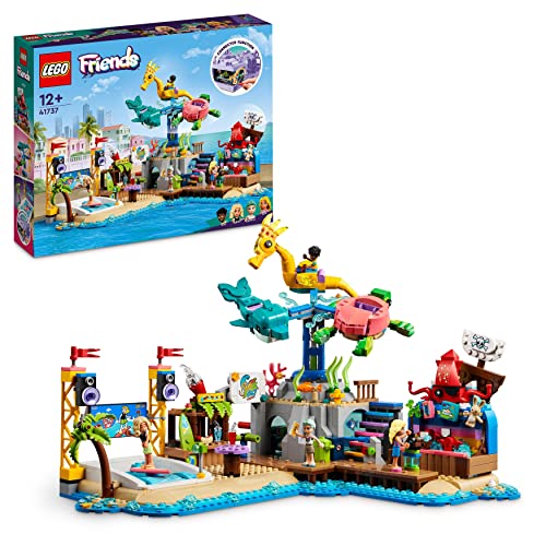 LEGO Friends: Parque de Atrações da Praia (Idade Mínima Recomendada: 12 anos - 1.296 peças) LEGO - Blocos de encaixe - parque de atrações, praia, lego friends, 12 anos, 1.296 peças