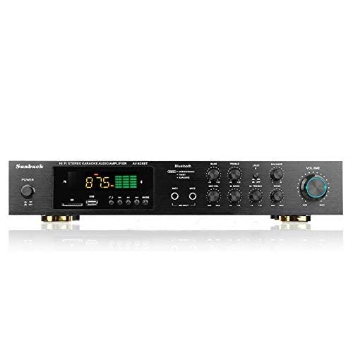 Amplificador Hi-Fi com Bluetooth e Rádio (600W) RIONG - Fones de ouvido - hi fi, bluetooth, rádio, 600w