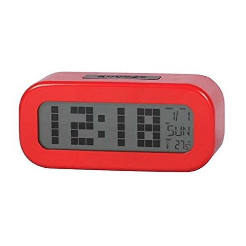 Relógio Despertador Digital DAELLO DCD24R (Vermelho) Daewoo - Relógios - digital, despertador, vermelho