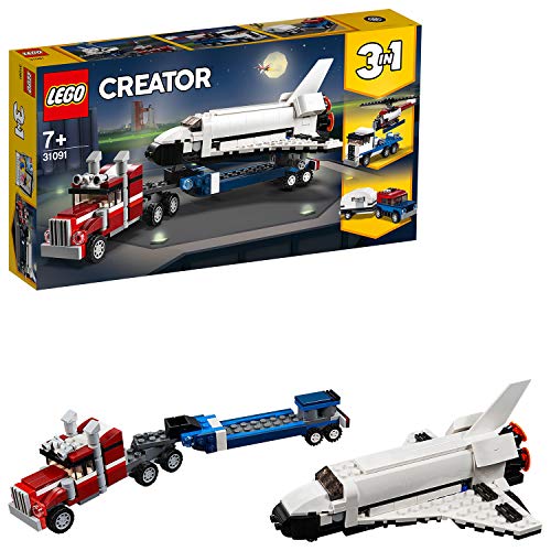 LEGO Creator - Transportador de Vaivém Espacial (Idade Mínima: 7) LEGO - Blocos de encaixe - transportador, vaivém espacial, 7 anos