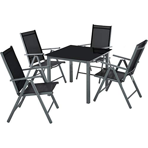 Conjunto de Móveis TECTAKE (Cinzento - Polietileno - 70x65x75 cm) TecTake - Móveis de exterior - polietileno, cinzento, 70x65x75 cm