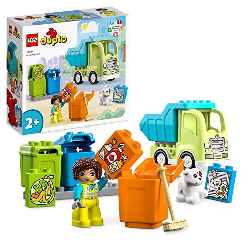 LEGO DUPLO: Camião de Reciclagem da Lixo (Idade Mínima: 2) LEGO - Brinquedos - duplo, reciclagem, lixo, idade mínima 2