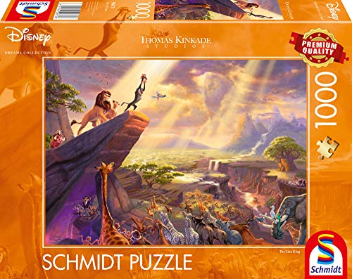 Puzzle SCHMIDT ANIMADOS (Idade Mínima Recomendada: 12 anos) Schmidt Spiele - Quebra-cabeças - precisão, qualidade das peças, 12 anos, 34x48 cm