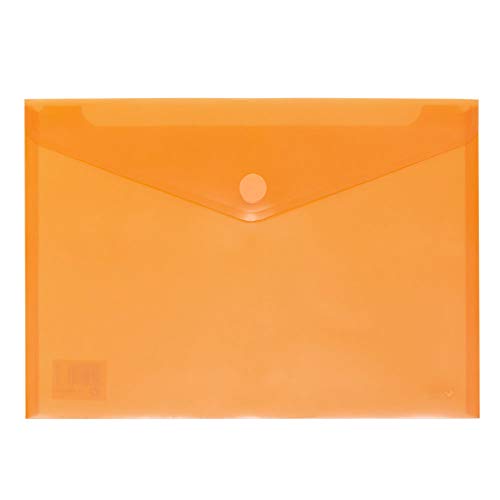 Conjunto de 12 Capas para Livros GRAFOPLAS Folio Laranja Grafoplas del Noroeste,S.A. - Capas de livros - conjunto, capas, livros, fólio, laranja, polipropileno