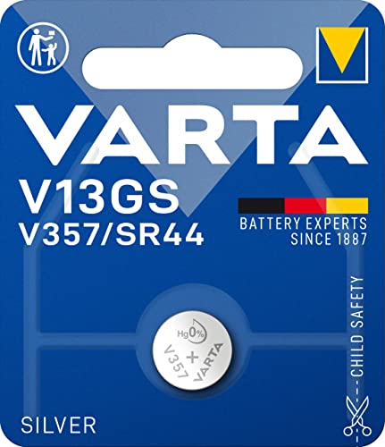 Pilha Não-Recarregável VARTA 04176101401 Prateado-Oxído 1,55V Varta - Baterias - prateado-óxido, botão/moeda, 1,55 V, 155 mAh