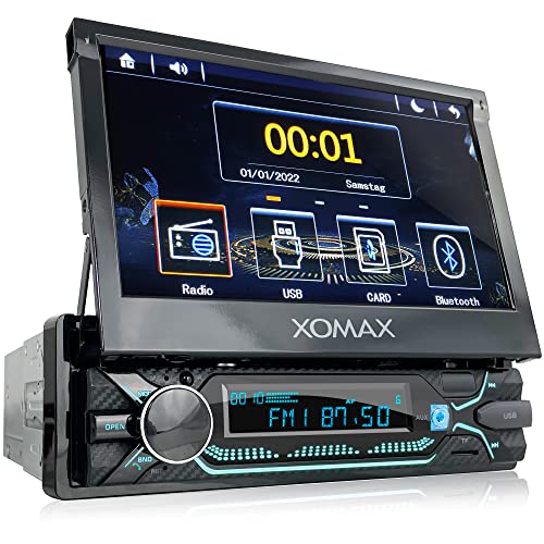 Rádio XOMAX XM-V747 (Bluetooth - Digital - Preto) XOMAX - Acessórios interiores de veículos a motor - rádio, xomax, xm-v747, bluetooth, digital, preto