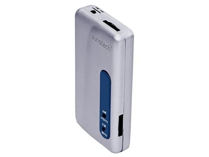 Rádio Portátil SUNSTECH RPC5 (Prata - Analógico - FM/AM) SUNSTECH - Áudio - portátil, analógico, fm/am, prata