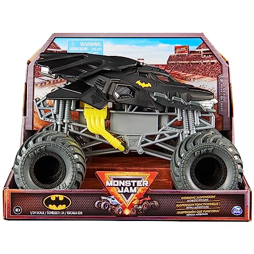 Carrinho MATTEL Monster Jam Batmãn (Idade Mínima Recomendada: 3 anos) Spin Master - Brinquedos - monster jam, Batman, 3 anos