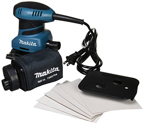 Lixadora MAKITA BO4555 (200 W - 20.000 rpm) Makita - Lixadeiras - orbital, saco de pó, 14000 rpm, 200 W