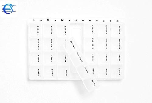 Organizador Semanal EUROXANTY (7 x 8 x 3 cm) EUROXANTY - Calendários, organizadores e planejadores - organizador, semanal, euroxanty