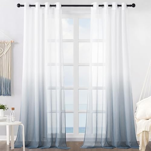 Conjunto de 2 cortinas MRTREES (Cinzento - Poliéster - 140x260 cm) MRTREES - Cortinas e cortinados - conjunto, cortinas, MRTREES, cinzento, poliéster, 140x260cm