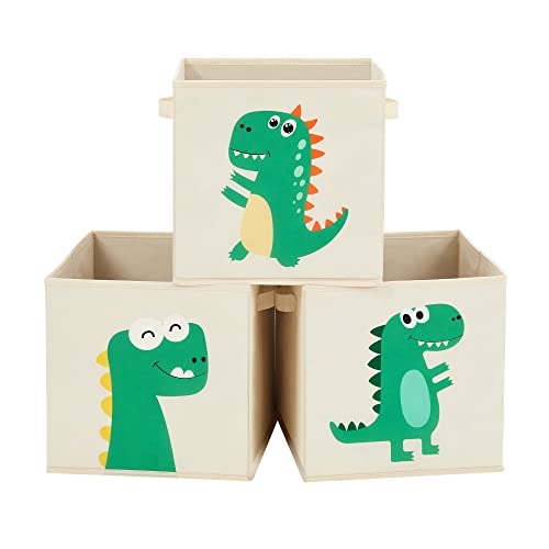 Caixa de Arrumação Infantil SONGMICS (Bege - 30x30x30cm) SONGMICS - Recipientes de armazenamento doméstico - infantil, 30x30x30cm