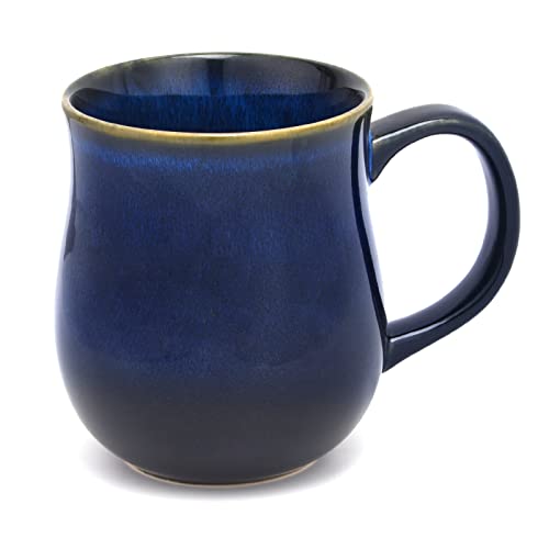 Caneca de Café CLOEN 500Ml Azul Esmaltada SECELES - Canecas - 500 ml, microondas, vidro temperado, lavável