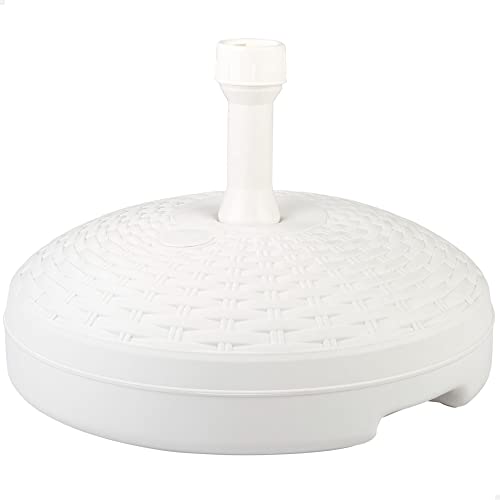 Base para Guarda-Sol de Jardim ADRIATIC 45/MB Branco AKTIVE - Bases para guarda-sóis de exterior - guarda-sol, jardim, branco