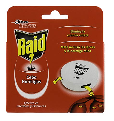 Raído CEBO para Formigas (1 Unidade) 100 g Raid - Pesticidas - atrai formigas, interior e exterior, verão, outono