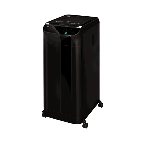 Destruidora FELLOWES AutoMax 550C (550 folhas) Fellowes - Destruidoras de papel - 550 folhas, 14 folhas manualmente, bloqueio compartimento, 13 minutos