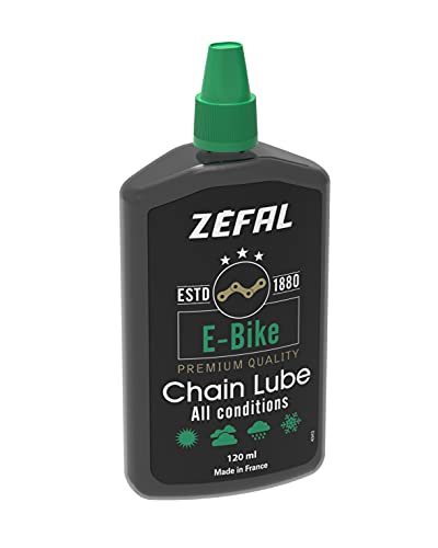Lubrificante de Corrente para Bicicleta Elétrica 120 Ml Zefal - Lubrificantes - bicicleta elétrica, 120 ml, preto amarelo