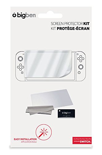 Pack Capa + Película BIGBEN INTERACTIVE Switch BIGBEN - Protetores de tela - pack, capa, película, proteção, ecrã, nintendo switch
