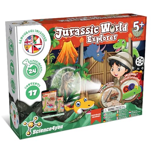 Figuras de Ação HASBRO Jurassic World Explorer (Idade Mínima Recomendada: 3 anos) Science4you - Conjuntos de ciência e exploração - explorador, fósseis, dinossauros, 3 anos