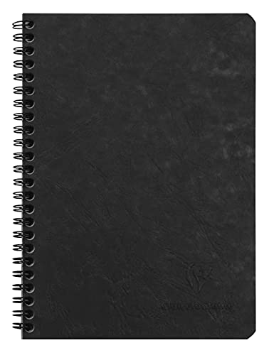 Caderno CLAIREFONTAINE Espiral A5 100 Páginas Quadrados Pequenos Clairefontaine Rhodia - Cadernos e bloco de notas - A5, 100 páginas, quadriculado, pequeno