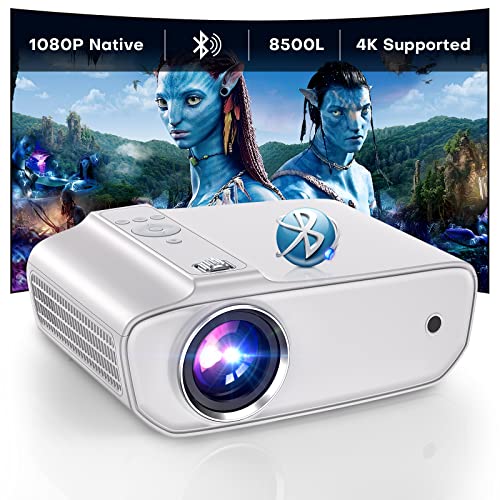 Projetor Miniportátil 4K 8500 Lumens com Bluetooth TOPVISION - Projetores - miniportátil, 4k, 8500 lumens, bluetooth, 1080p