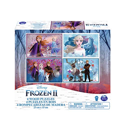 Puzzle SPIN MASTER Games Puzzle (Idade Mínima Recomendada: 6 anos) Alpexe - Quebra-cabeças de encaixar - 4 puzzles, madeira, 120 peças, 6 anos