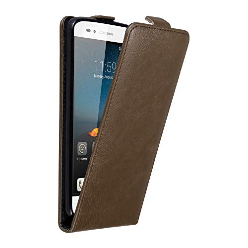 Capa para Telemóvel Cadorabo 4053 | Castanho CADORABO - Capas para telemóveis - fólio, castanho, Zte, resistente a riscos