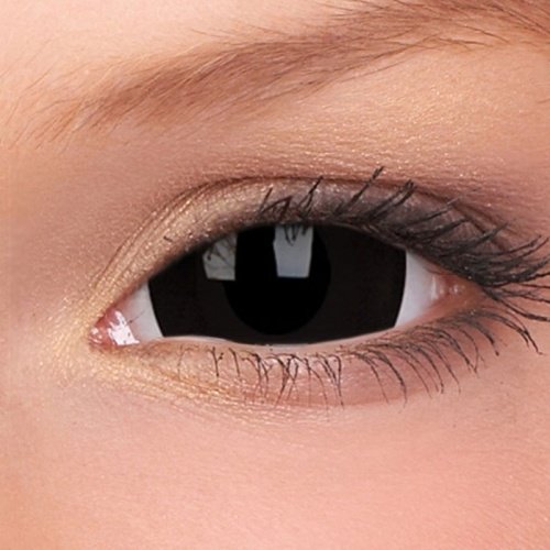 Lentes de Contato ESCLEROTICA Mini Preto Sclera Lenses - Lentes de contato - lente, contato, mini, preto