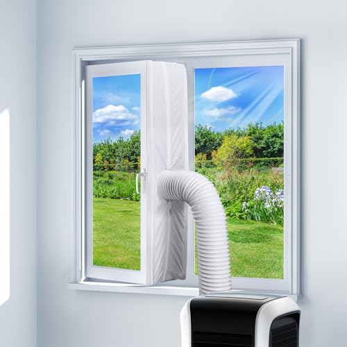 Kit de Ar Condicionado Portátil BROSYDA 500 cm BROSYDA - Tiras de vedação e suprimentos para climatização - portátil, aquecimento, refrigeração, elegante