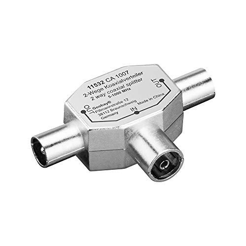 Adaptador de Antena Emachine IADAP SAT-008 | Preto Wentronic - Fios e cabos elétricos - conector coaxial, cobertura metálica, distribuidor de antena tv