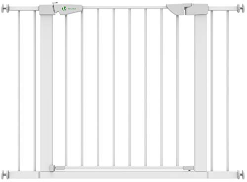 Porta de Segurança para Cães VOUNOT (Branco) VOUNOT - Móveis para bebês e crianças pequenas - porta, segurança, cães