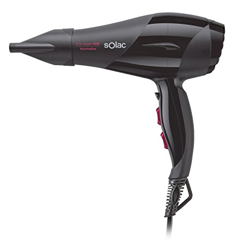 Secador de Cabelo SOLAC Sp7170 (2000 W - 2 Níveis de temperatura) Solac - Secadores de cabelo - 2000 W, 2 níveis temperatura, funcionalidade iónica, proteção turmalina