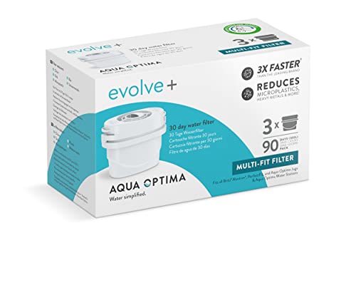 Filtro de água aqua optima evolve+ 3 unidade(s) (Aquaristura) Strix Ltd - Cartuchos de filtro de água - piscinas, tanques, 100 litros