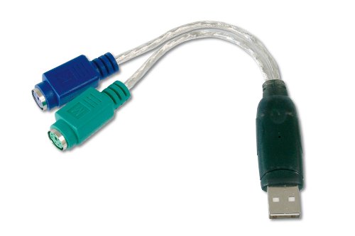 Placa Adaptadora de Interface DIGITUS USB to PS/2 Adapter Digitus - Adaptadores - usb, ps/2, teclado, rato
