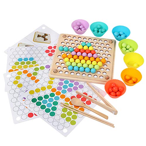 Jogo de Tabuleiro BEETEST ES (Idade Mínima: 3) Beetest ES - Brinquedos - 6 peças, abalorio, formas geométricas, cores, números