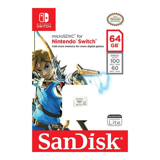 Cartão de Memória MicroSDXC SANDISK Ultra Micro SDXC 64GB Sandisk - Cartões de memória flash - 64 gb, MicroSDXC, Classe 10, 100 MB/s, branco