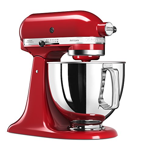 Batedeira KITCHENAID Artisan (Capacidade: 5.1 L) KITCHENAID - Batedeiras e liquidificadores - 5.1L, 10 velocidades, cabo 1.4m, branco prateado