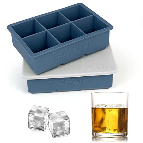 Conjunto de Cubos de Gelo XXL com Tampas 2 Peças eisaro - Utensílios de mesa - conjunto, cubos de gelo, xxl, tampas, 2 peças