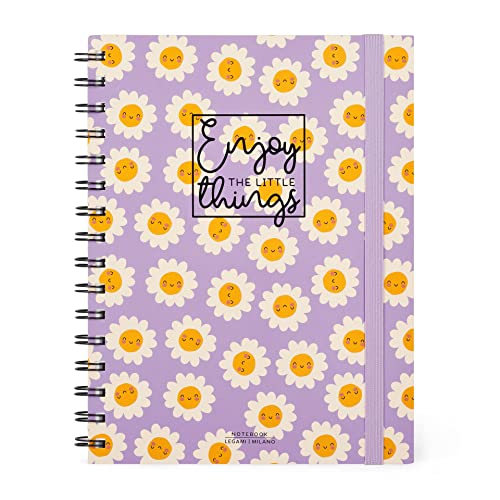 Caderno Espiral LE GAMBI (A5 - 20x25cm - Branco) Legami - Cadernos e bloco de notas - A5, branco, espiral