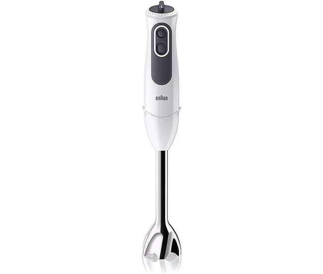 Varinha Mágica Braun MQ3137WH | Branco (Preparação de Alimentos a Frio) Braun - Batedeiras e liquidificadores - 750 W, 11 velocidades, lavável em máquina de loiça, botão turbo